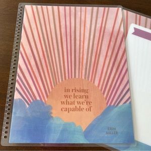 Erin Condren Cover for Planner or Notebook 7 x 9